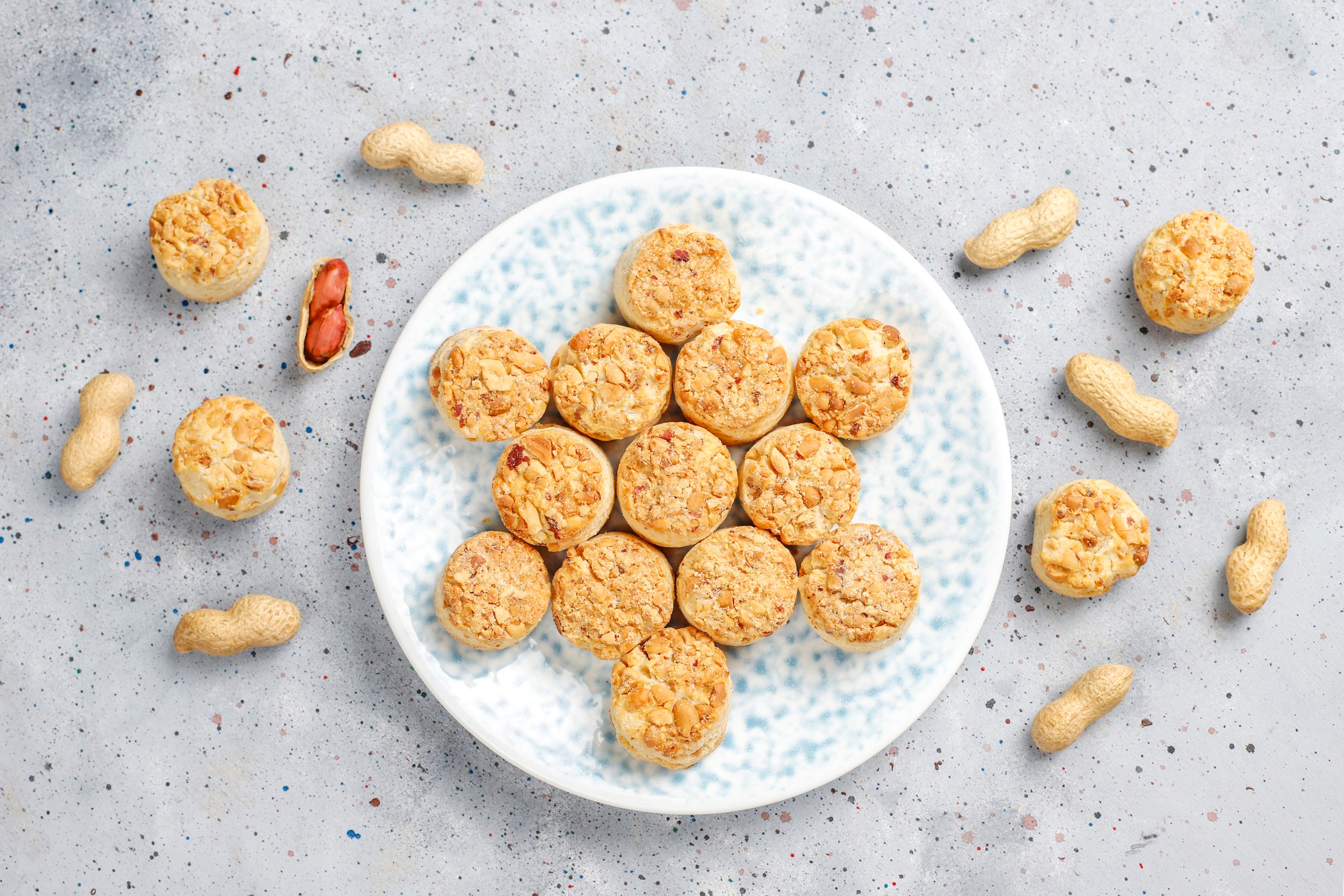 Biscoito de Amendoim com flocos de quinoa e amaranto